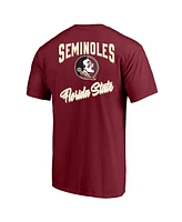Fanatics Men's Garnet Florida State Seminoles Big Tall 2-Hit T-Shirt