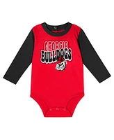 Outerstuff Baby Boys and Girls 2-Piece Georgia Bulldogs Double Up Long Sleeve Bodysuit Pant Set