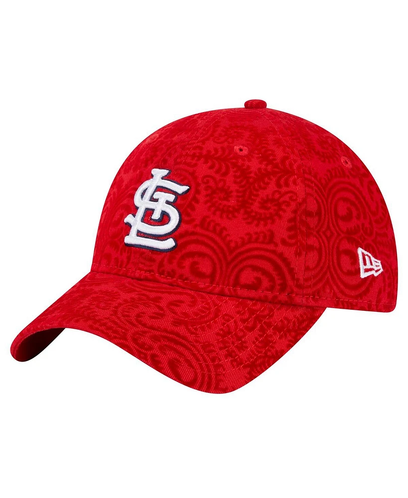 New Era Women's Red St. Louis Cardinals Flair 9TWENTY Adjustable Hat