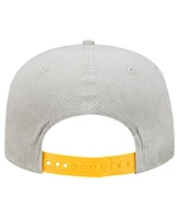 New Era Men's Gray Pittsburgh Pirates Corduroy Golfer Snapback Hat