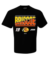 Joe Gibbs Racing Team Collection Men's Black Chase Briscoe Bass Pro Shops Name Number T-Shirt