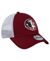 New Era Men's Garnet Florida State Seminoles Trucker 9FORTY Adjustable Hat