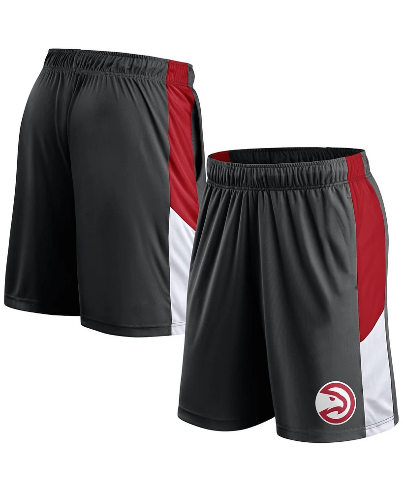 Fanatics Men's Black Atlanta Hawks Practice Performance Shorts