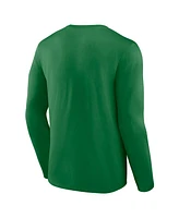 Fanatics Men's Apple Green Oregon Ducks Modern Arch 2-Hit Long Sleeve T-Shirt