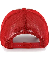 '47 Brand Men's Cream/Red Tampa Bay Buccaneers Breakout Mvp Trucker Adjustable Hat