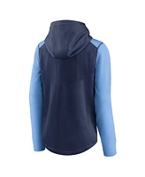 Nike Women's Navy/Light Blue Tampa Bay Rays Authentic Collection Baseball Performance Full-Zip Hoodie