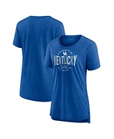 Fanatics Women's Royal Kentucky Wildcats True Classics Break It Down Tri-Blend T-Shirt