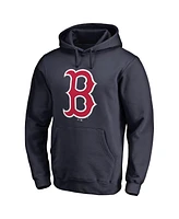 Fanatics Mto Label Men's Rafael Devers Navy Boston Red Sox Backer Pullover Hoodie