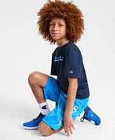 Champion Big Boys Logo Graphic T Shirt Lightweight Shorts