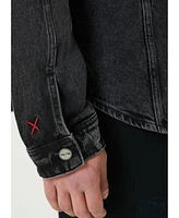 Pcfg Men's Free Heaven Destroyed Denim Jacket