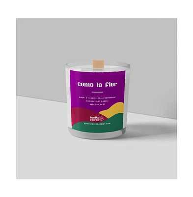 Bonita Fierce Como La Flor Candle