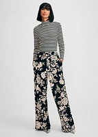 Isaac Mizrahi Women's 3/4 Sleeve Turtleneck Rib Top