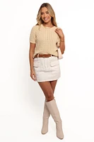 Petal and Pup Women's Maya Cable Knit Top