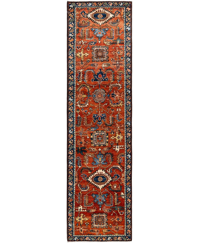 Adorn Hand Woven Rugs Serapi M1945 2'9''x10'1'' Runner Area Rug
