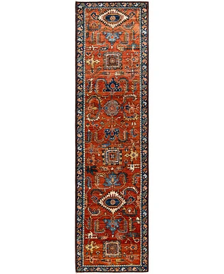 Adorn Hand Woven Rugs Serapi M1945 2'9''x10'1'' Runner Area Rug