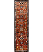 Adorn Hand Woven Rugs Serapi M1945 2'9''x10'1'' Runner Area Rug