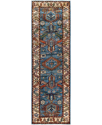 Adorn Hand Woven Rugs Serapi M1945 2'8''x8'8'' Runner Area Rug