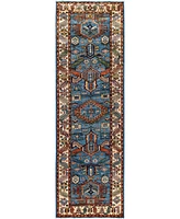 Adorn Hand Woven Rugs Serapi M1945 2'8''x8'8'' Runner Area Rug