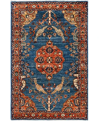 Adorn Hand Woven Rugs Serapi M1945 3'2''x4'10'' Area Rug