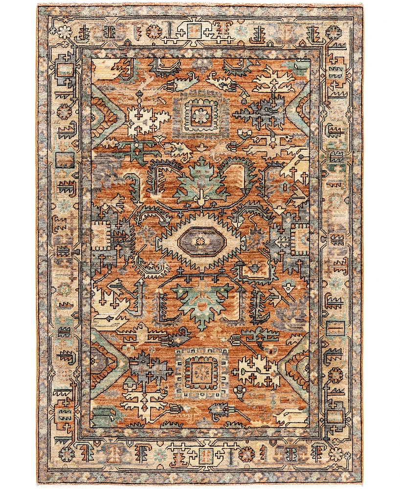 Adorn Hand Woven Rugs Serapi M1945 4'3''x6'2'' Area Rug