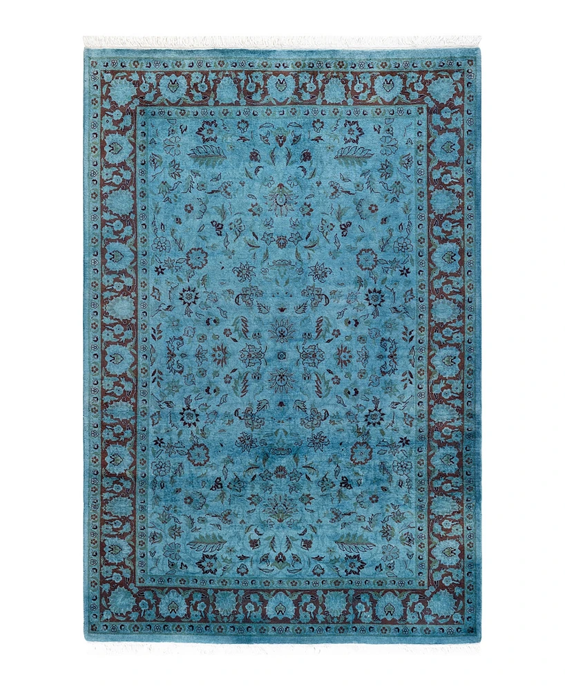 Adorn Hand Woven Rugs Fine Vibrance M1444 4'2''x6'2'' Area Rug