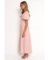 Petal and Pup Women's Joedy Puff Sleeve Midi Dress