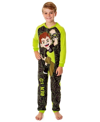 Ben 10 Boys Cartoon Omnitrix Character 1 Piece Union Suit Pajama