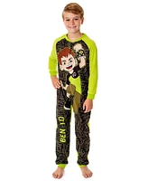Ben 10 Boys Cartoon Omnitrix Character 1 Piece Union Suit Pajama