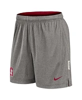 Nike Men's Cardinal/Heather Gray Stanford Cardinal Player Reversible Shorts