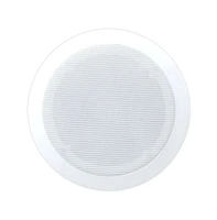 Pyle PDIC61RD 6.5" In-Wall/In-Ceiling 2-Way Stereo Speakers - Flush Mount, White, Pair