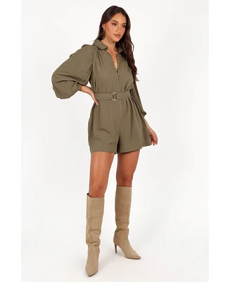Petal and Pup Women's Louise Belted Romper