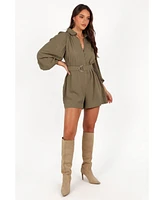 Petal and Pup Women's Louise Belted Romper