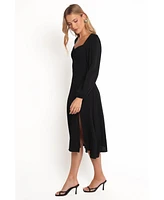 Petal and Pup Women's Franklin Long Sleeve Midi Dress