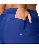 Free Country Plus Drawstring Swim Short