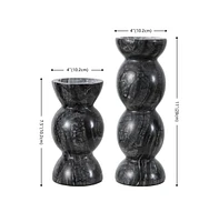 Rhodes Candle Holder Set 2
