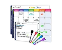 Quokka Magnetic Chore Chart for Adults and Multiple Kids - Routine Chart Board for Family Calendar - Weekly Tasks