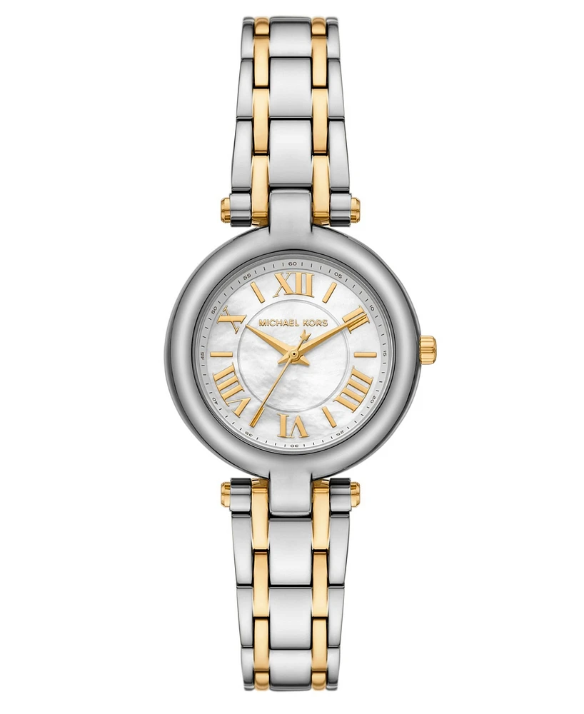 Michael Kors Women's Laney Three-Hand Two-Tone Stainless-Steel Watch, 30mm