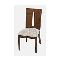 Urban Icon Contemporary Slotback Upholstered Dining Chair (Set of 2)