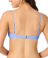 Salt + Cove Juniors' Smocked Underwire Bikini Top, Exclusively at Macy's