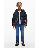 Desigual Girls Girls's Star quilted coat
