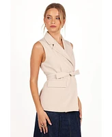 Petal and Pup Women's Emberley Fitted Tie Front Vest