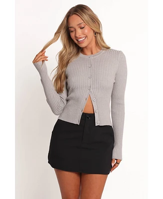 Petal and Pup Women's Searie Ribbed Cardigan Top