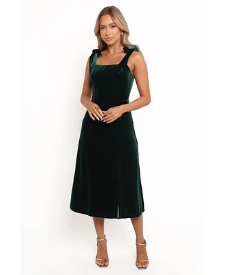 Petal and Pup Women's Laurel Velvet Midi Dress