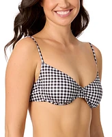 Salt + Cove Juniors' Plaid Underwire Bikini Top, Exclusively at Macy's