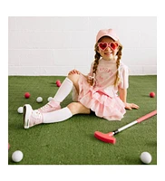 Sweet Wink Toddler Girls Daddy's Golf Short Sleeve T-Shirt