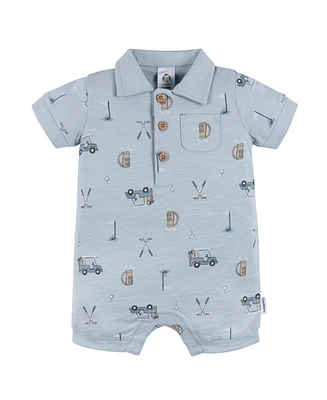 Gerber Baby Boys Polo Golf Romper