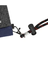 One Piece Men's Live Action Straw Hat Skull & Crossbones Navy Bifold Wallet