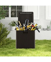 31 Gallon All Weather Storage Container with Lockable Lid