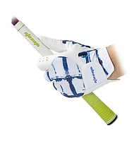 Wosofe Golf Glove for Men's Left Hand White Soft Leather Breathable Professional Golf Hand Wear