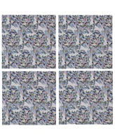 Design Imports Bunny Meadows Printed Cotton Napkins, Set of 4